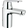Image de GROHE Eurosmart Cosmopolitan Wastafelkraan - Lage uitloop - Uittrekbare ketting met stop - Chroom - Waterbesparend