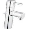 Image de GROHE Concetto Wastafelkraan - Lage uitloop - Met trekwaste - Chroom - AquaCalibrator
