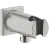 Image de GROHE Rainshower Wandaansluitbocht - 1/2" - met houder - vierkante rozet - supersteel