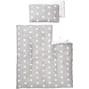 Image de Roba Bedtextiel Little Stars 135 X 100 Cm Katoen Grijs 2-delig