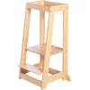 Image de roba Houten Learning Tower - Volgens het Montessori-Principe - Belastbaar tot 80kg - Bamboe