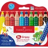 Image de Kleurpotlood Faber Castell Grippy XXL Jumbo etui 10 stuks - FC-110624