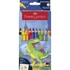 Image de Faber-Castell kleurpotloden - Jumbo Grip Dino - 8 colourgrip + 2 metallic grip - met stickers - FC-110922