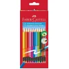 Image de Faber-Castell kleurpotloden - met gum - uitgumbaar - 12 stuks - FC-116612