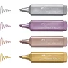 Image de Faber Castell tekstmarker - metallic - 4 stuks assorti kleuren - markeerstift - FC-154640