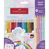 Image de Faber-Castell kleurpotloden - Grip Unicorn - 18 colour grip + 6 sparkle pastel + unicorn stickers - FC-201543
