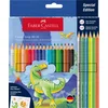 Image de Faber-Castell kleurpotloden - Grip Dino 18 colour grip + 6 metallic grip - FC-201546