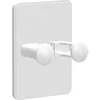 Image de 1 Stk Scheermes Houder Haak,Multi Purpose Plakken Haak Zelfklevende Scheren Razor Plug Haken Heavy Duty voor Badkamer-Keuken | Wit
