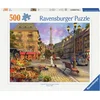 Image de Ravensburger puzzel Wandeling door Parijs - Legpuzzel - 500 stukjes