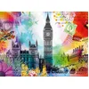 Image de Ravensburger puzzel Postkarte aus London - 500 stukjes legpuzzel.