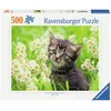 Image de Ravensburger puzzel Katje in de wei - Legpuzzel - 500 stukjes