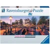 Image de Ravensburger puzzel Amsterdam by Night - legpuzzel 1000 stukjes.