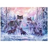 Image de Ravensburger puzzel legpuzzel Arctische Wolven - 1000 stukjes dieren.