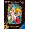 Image de Ravensburger houten puzzel Beautiful Birds - Legpuzzel - 300 stukjes