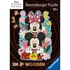 Image de Ravensburger houten puzzel Disney Mickey & Minnie Mouse - Legpuzzel - 300 stukjes