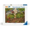 Image de Ravensburger puzzel Bij de bosheks - Legpuzzel - 500 stukjes