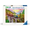 Image de Ravensburger puzzel Trein in de herfst - Legpuzzel - 1500 stukjes