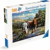 Image de Ravensburger puzzel Loving Longhorns - Legpuzzel - 500 stukjes