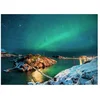 Image de Ravensburger puzzel Noorderlicht bij Bergsfjord - Legpuzzel - 500 stukjes