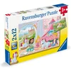 Image de Ravensburger puzzel Prince & Princess - Twee puzzels - 12 stukjes - kinderpuzzel