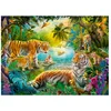 Image de Ravensburger puzzel tijgers in de oase - 500 stukjes puzzel.