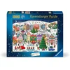 Image de Ravensburger Betoverende Kerststad - Kerst Legpuzzel - 1000 stukjes