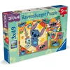 Image de Ravensburger Magische Disney Stitch Puzzelset   3x49 Stukjes
