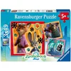Image de Ravensburger puzzel Zootopia - kinderpuzzel 3x49 stukjes karton.