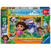 Image de Ravensburger puzzel Dora the Explorer We can do it! - Legpuzzel - 2x12 stukjes