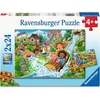 Image de Ravensburger   Pretpark   Kinderpuzzel   2 x 24 Stukjes
