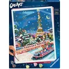 Image de Ravensburger CreArt Kerst in Parijs - Schilderen op Nummer - Volwassenen