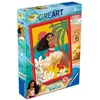 Image de Ravensburger   CreArt Kids 18x24cm   Schilderen op nummer   Moana   Disney   Schilderen op nummer set   Leeftijd 7+   12023229