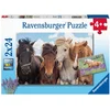 Image de Ravensburger puzzel Paardenliefde - 2 x 24 stukjes - kinderpuzzel