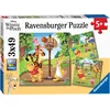 Image de Ravensburger puzzel Disney Winnie the Pooh Sportdag - 3x49 stukjes - Kinderpuzzel