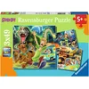 Image de Ravensburger puzzel Scooby Doo - Legpuzzel - 3x49 stukjes