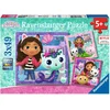Image de Ravensburger puzzel Gabby's Dollhouse - Legpuzzel - 3x49 stukjes