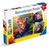 Image de Ravensburger puzzel Jungle Babies - Drie puzzels - 49 stukjes - kinderpuzzel