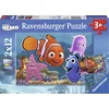 Image de Ravensburger Disney Finding Nemo. Nemo ontsnapt- Twee puzzels van 12 stukjes - kinderpuzzel