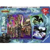 Image de Ravensburger puzzel Dragons 3 - Drie puzzels - 49 stukjes - kinderpuzzel