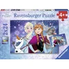 Image de Ravensburger puzzel Disney Frozen Noorderlichten - Twee puzzels - 24 stukjes - kinderpuzzel