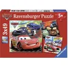 Image de Ravensburger Disney Cars. Wereldwijde race pret- Drie puzzels van 49 stukjes - kinderpuzzel