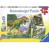 Image de Ravensburger Heersers van de oertijd - Drie puzzels van 49 stukjes
