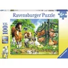 Image de Ravensburger puzzel Dierenbijeenkomst - Legpuzzel - 100 stukjes