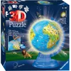 Image de Ravensburger XXL Kinder globe Night Edition Engelstalig - 3D Puzzel - 180 stukjes