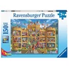 Image de Ravensburger puzzel Kijkje in het ridderkasteel - Legpuzzel - 150 stukjes