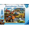 Image de Ravensburger puzzel Bouwvoertuigen - Legpuzzel - 100 stukjes