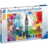 Image de Ravensburger puzzel Kaartje uit Londen - Legpuzzel - 500 stukjes