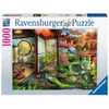 Image de Ravensburger Puzzel Theehuis in de Japanse Tuin - Legpuzzel - 1000 stukjes