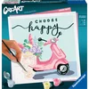 Image de Ravensburger CreArt Choose happy - Schilderen op nummer voor volwassenen - Hobbypakket