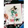Image de Ravensburger CreArt Disney Mickey Mouse H is for Happy - Schilderen op nummer voor volwassenen - Hobbypakket